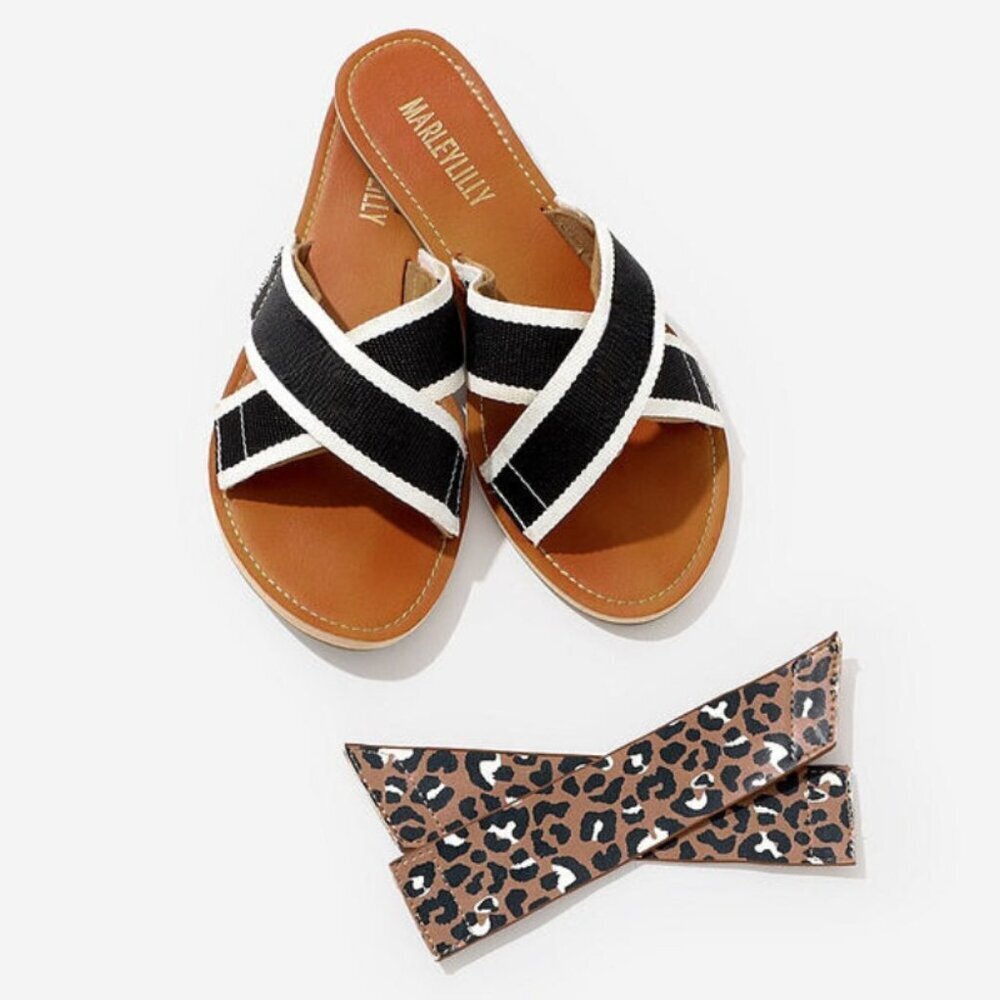 NWOT Criss Cross Sandal Set
